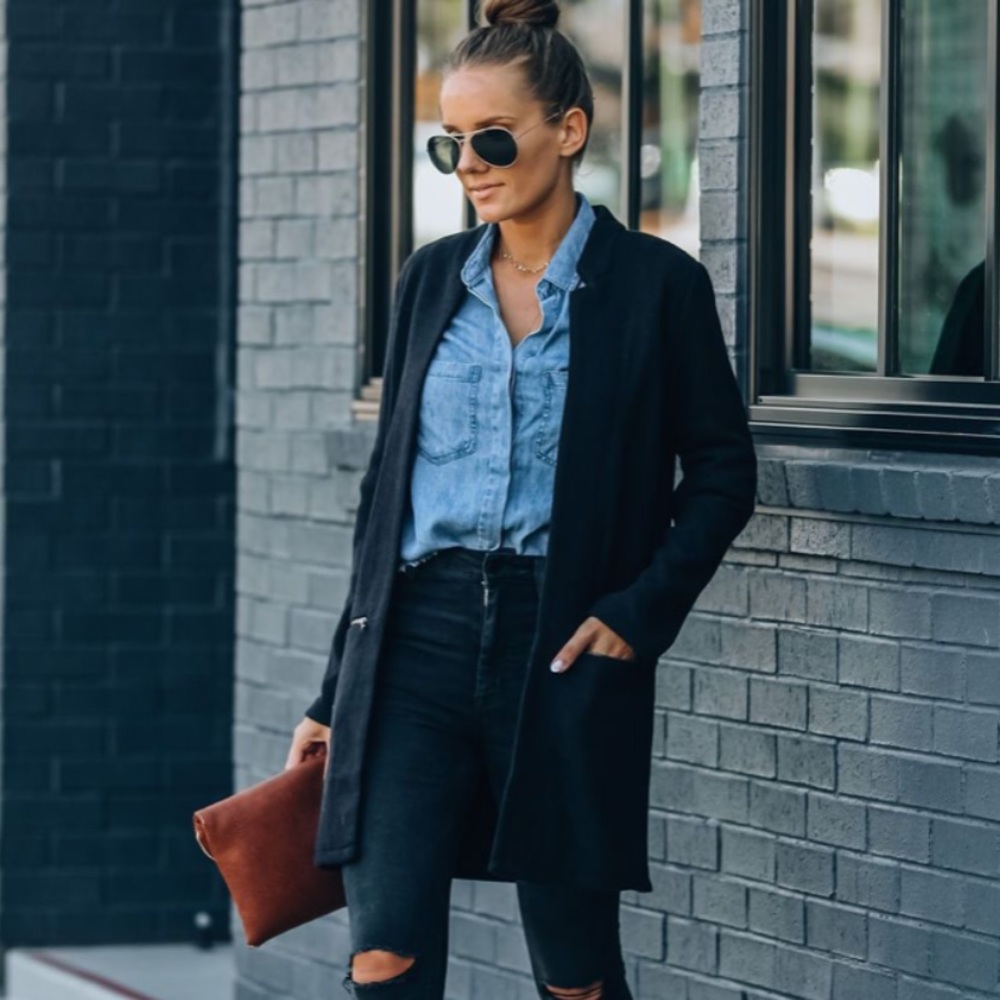 Vici pocketed coat